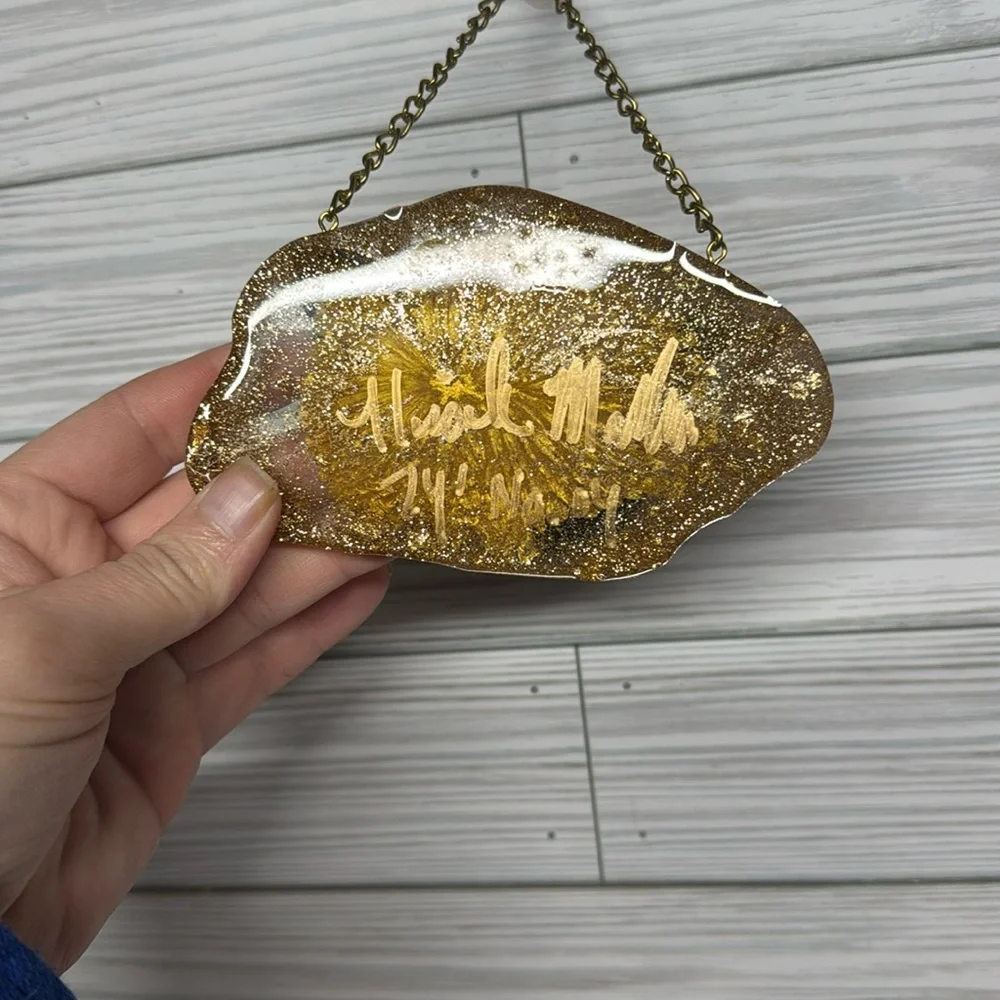 Gold Glitter Butterfly Wall Hanging- no. 4